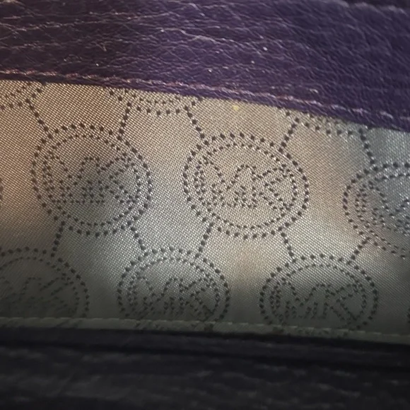 Michael Kors Eggplant Purple Leather Wallet - Picture 7 of 7